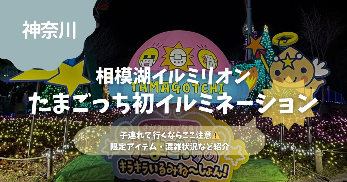 たまごっち】相模湖イルミリオン”たまごっちコラボ”に行ってきた！たま 